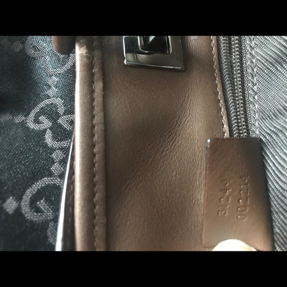 Purp/Brwn GG Jacquard small bucket tote for sale! - Picture 8 of 8